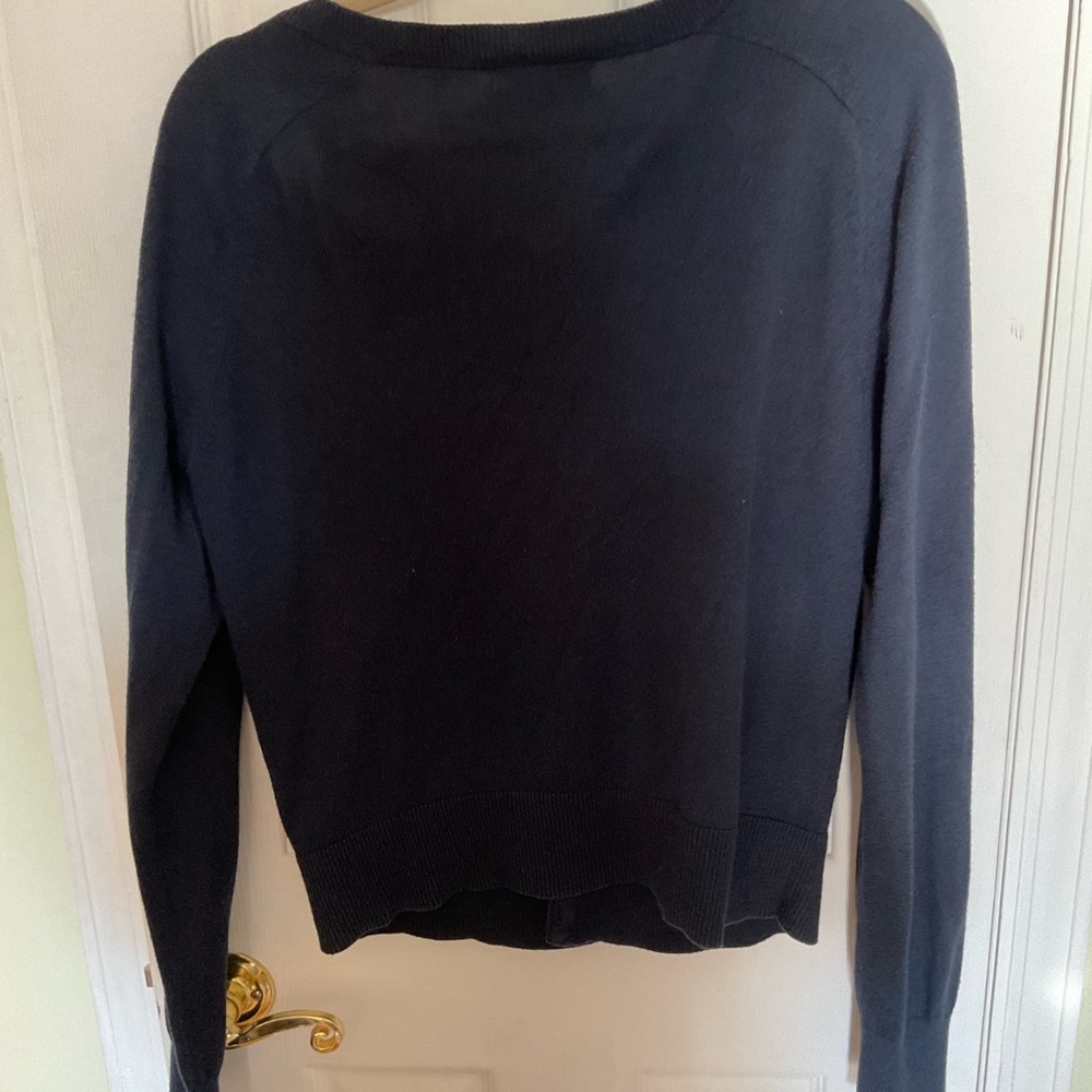Banana Republic Dark Blue Women's Cardigan - Picture 2 of 2